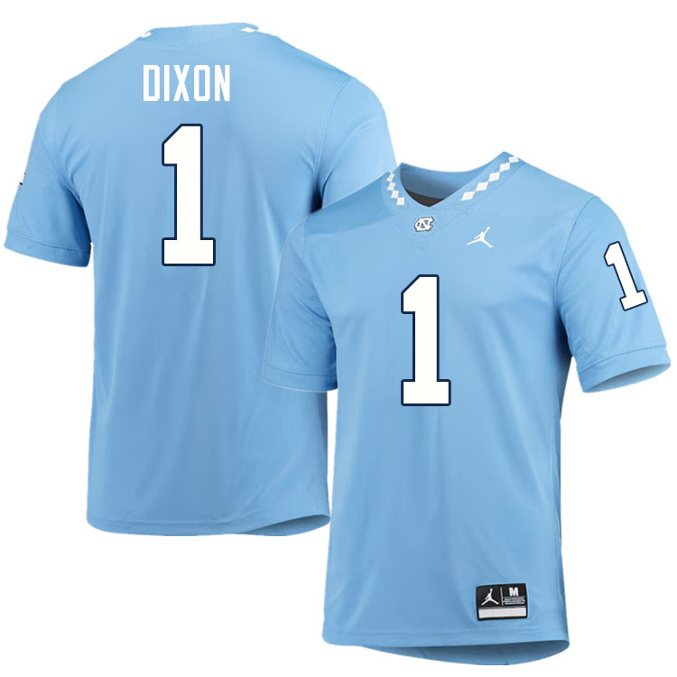 #1 Thaddeus Dixon North Carolina Tar Heels College Football Jersey Stitched-Carolina Blue #1 Thaddeus Dixon North Carolina Tar Heels College Football Jersey Stitched-Carolina Blue